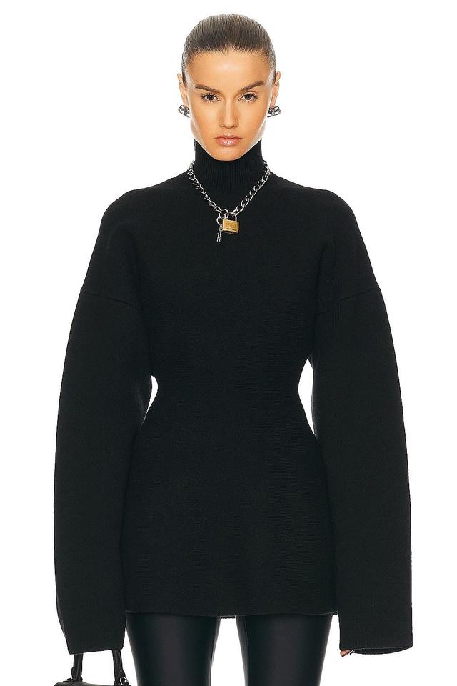 Cashmere Hourglass Turtleneck Sweater Product Image