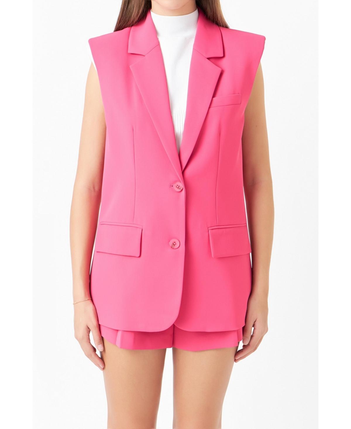 Endless Rose Oversize Blazer Vest Product Image