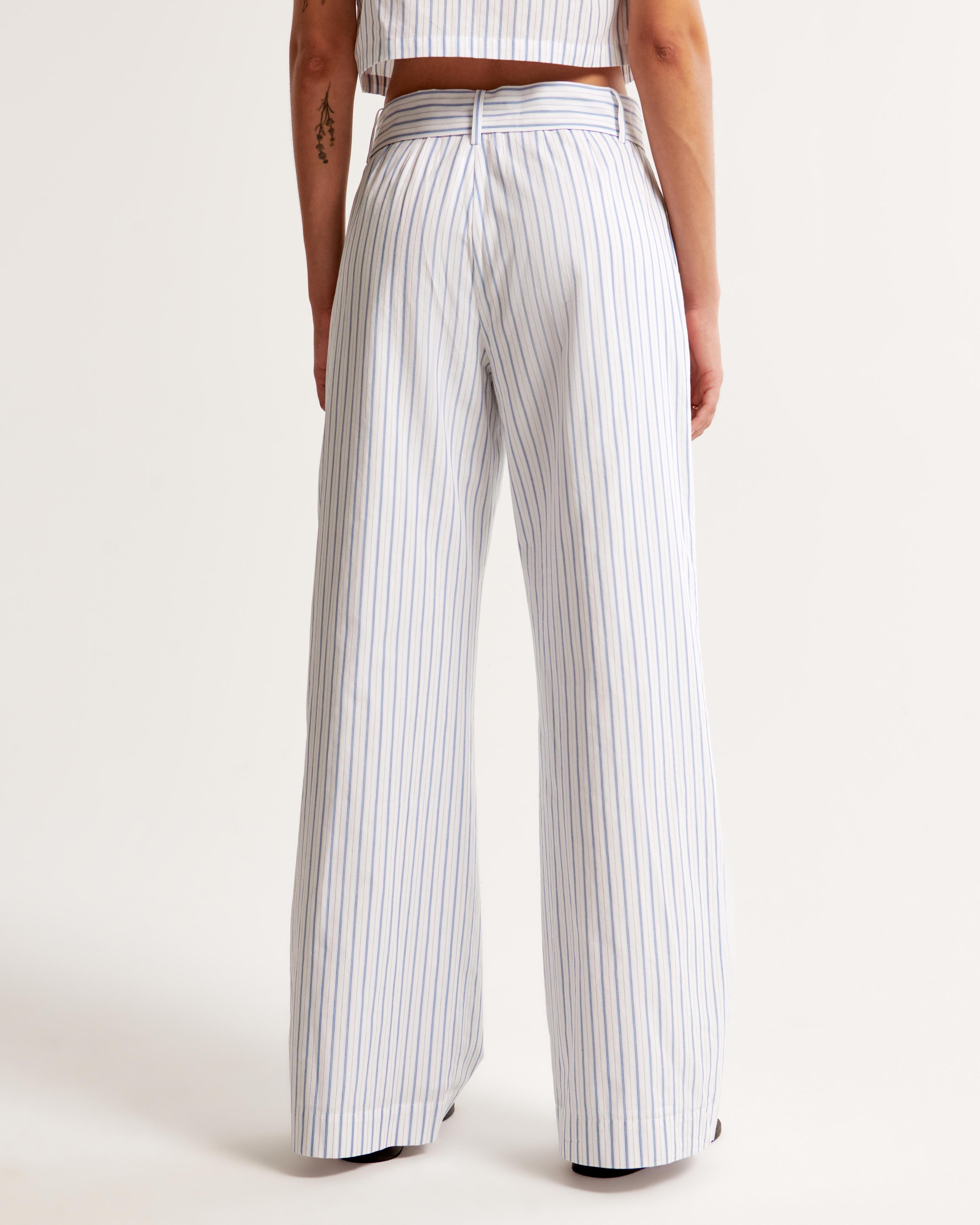 Poplin Wide Leg Pant Product Image