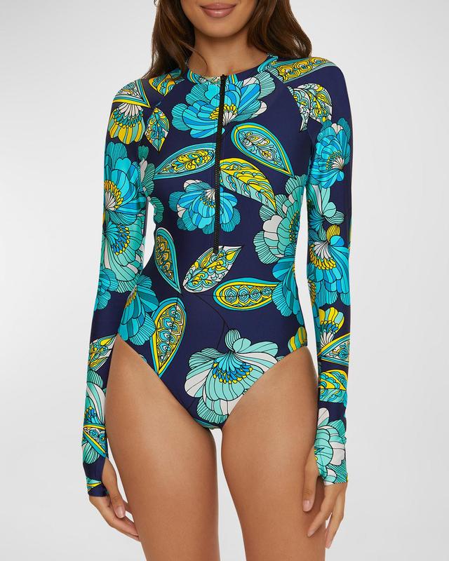 Pirouette Rashguard One-Piece Swimsuit Product Image