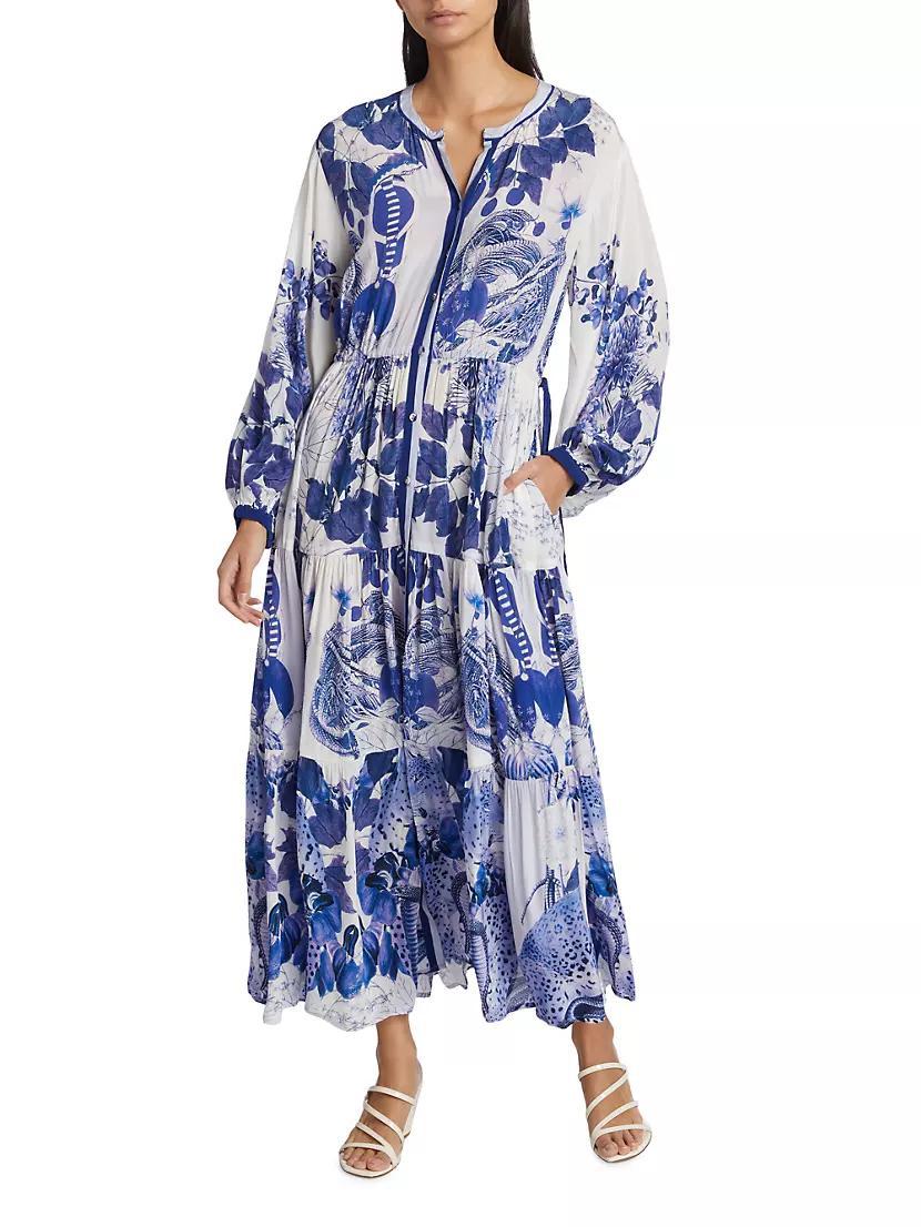 Eterna Josefina Printed Maxi Dress Product Image