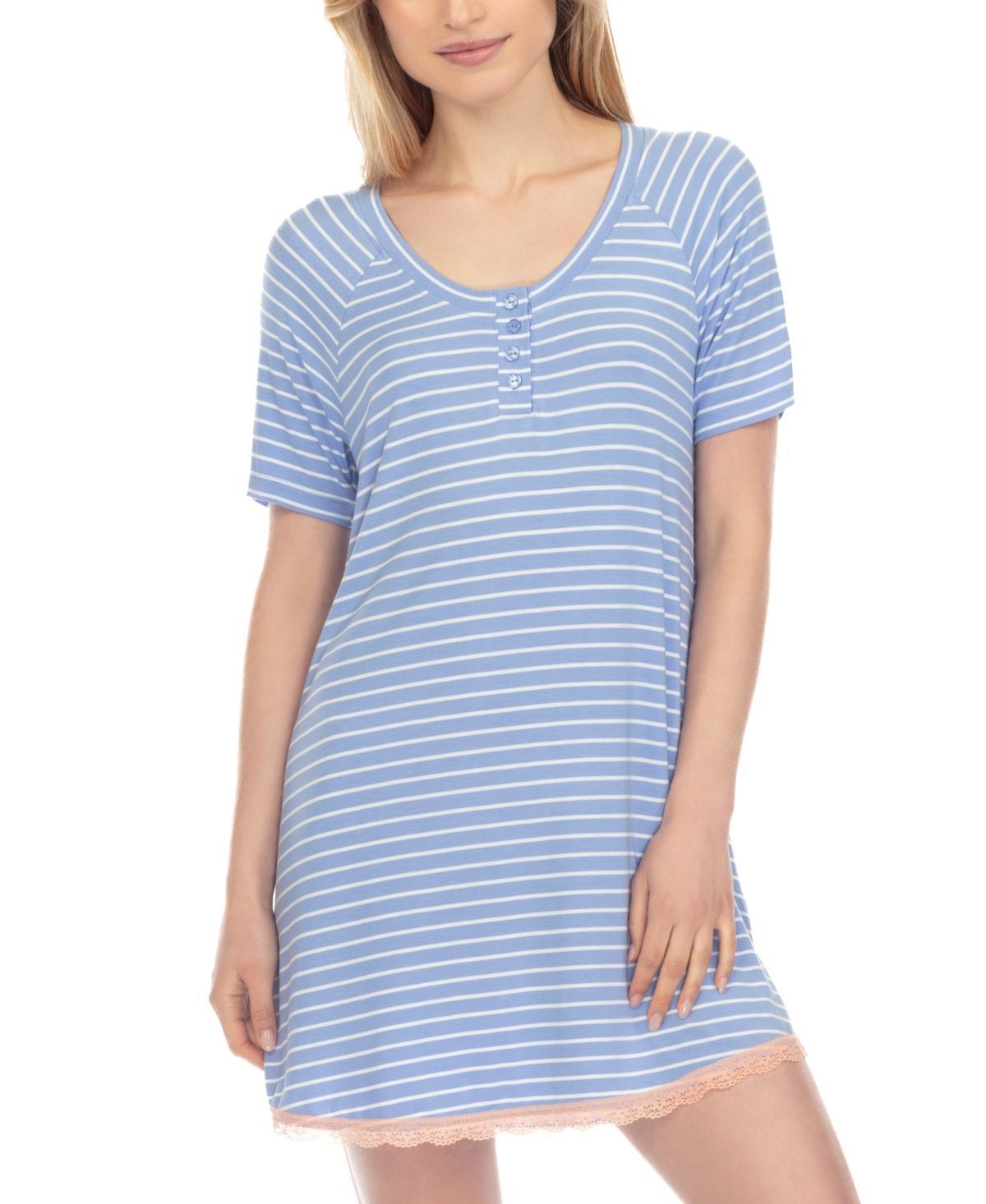 Honeydew Womens Lovely Morning Gingham Sleepshirt Product Image