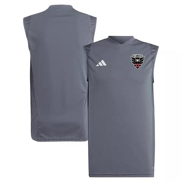 Mens adidas Gray New York City FC 2024 Sleeveless Training Jersey Product Image