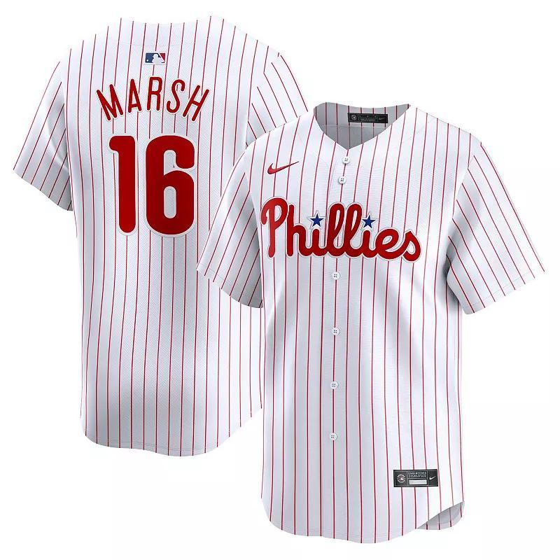 Mens Nike Brandon Marsh Philadelphia Phillies Home Limited Player Jersey Product Image