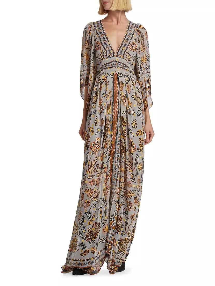 Floral Tapestry Maxi Dress Product Image