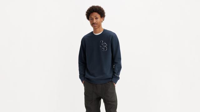 Standard Fit Graphic Crewneck Sweatshirt Product Image