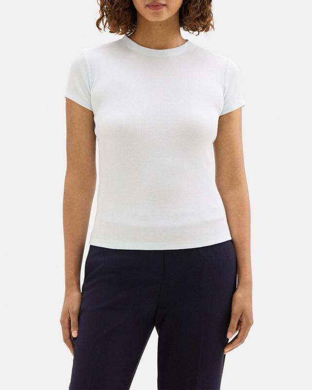 Tiny Tee in Ribbed Modal Cotton Product Image