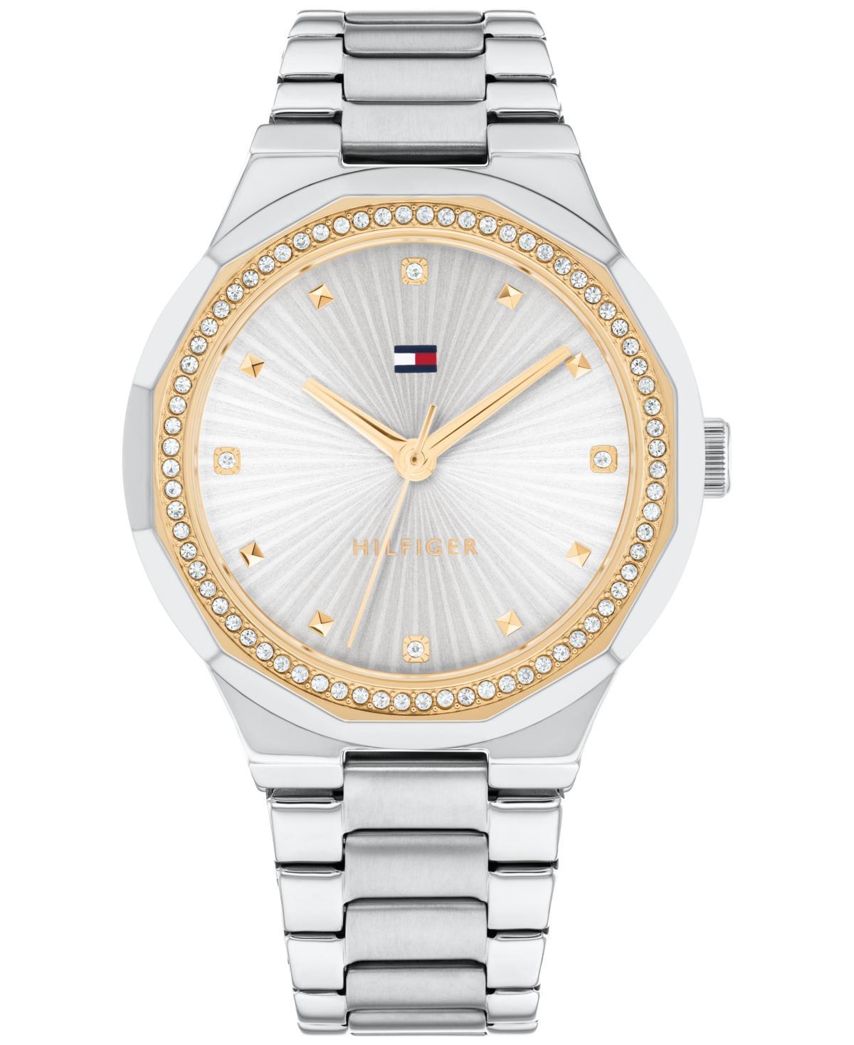 Tommy Hilfiger Womens Quartz Silver-Tone Stainless Steel Watch 36mm - Silver Product Image