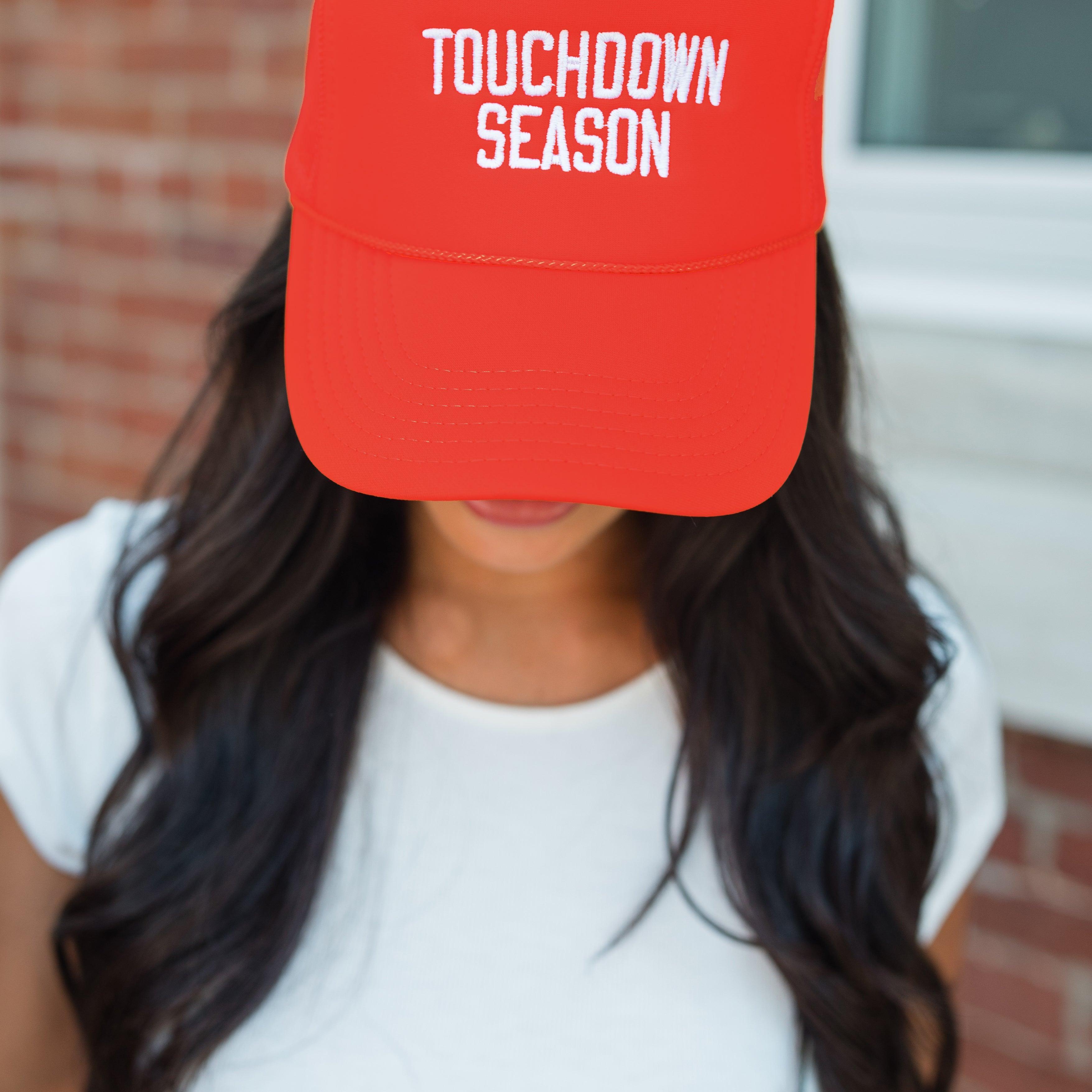 Touchdown Season Red Trucker Hat Product Image