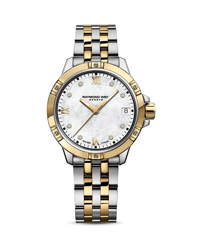 Raymond Weil Womens Swiss Tango Diamond-Accent Stainless Steel Bracelet Watch 30mm Product Image