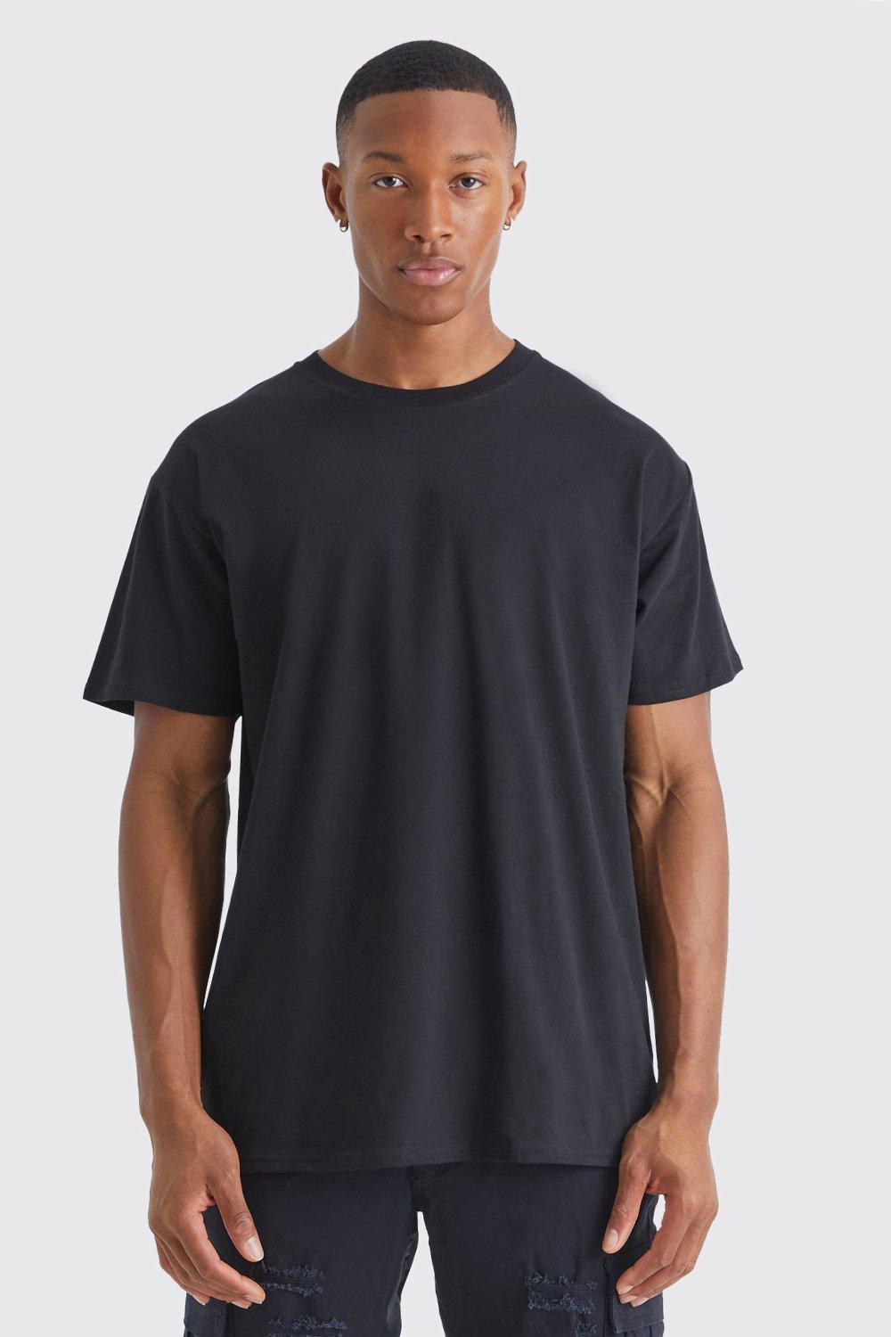 Basic Crew Neck T-shirt | boohooMAN USA Product Image