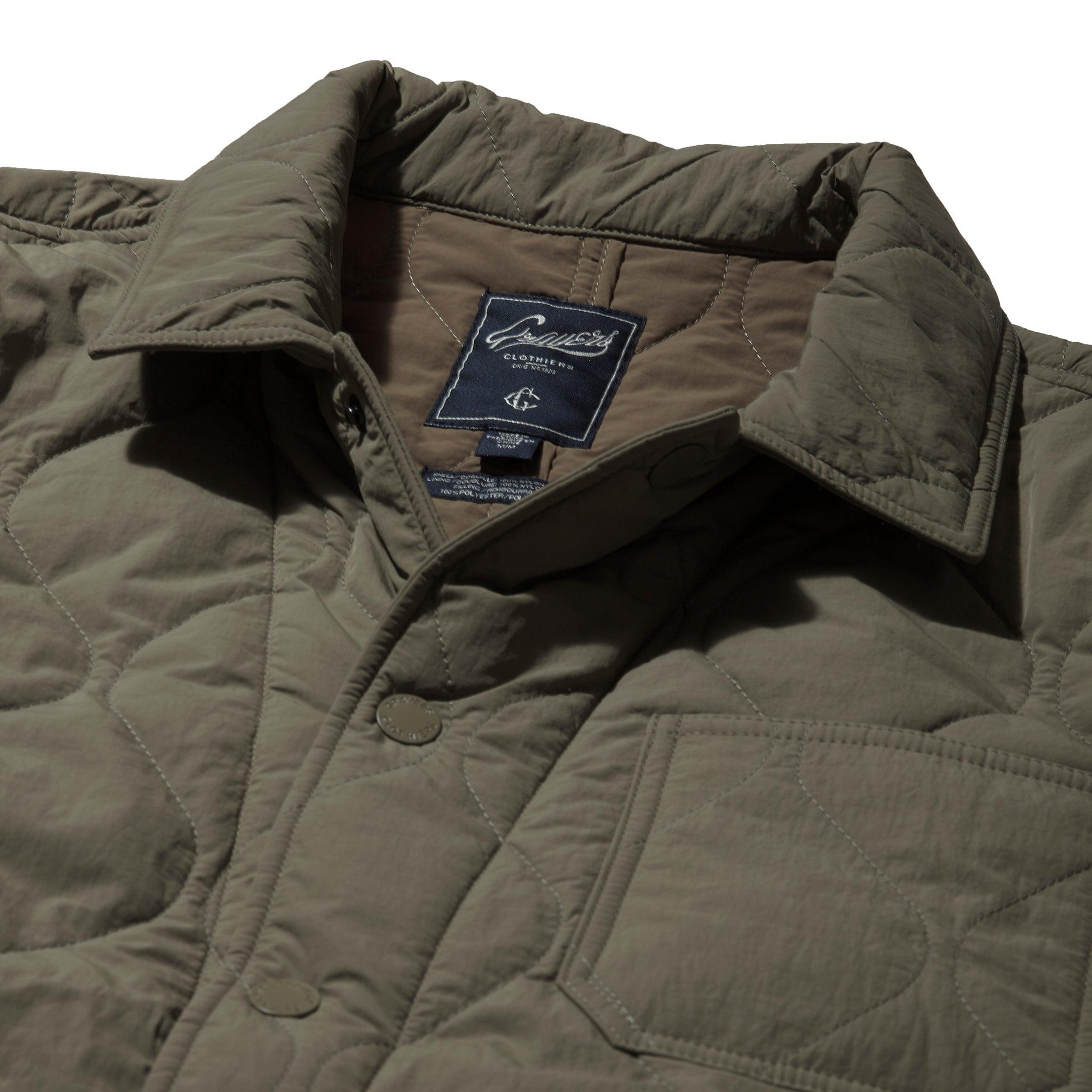 Putnam Quilted Chore Jacket - Olive Product Image