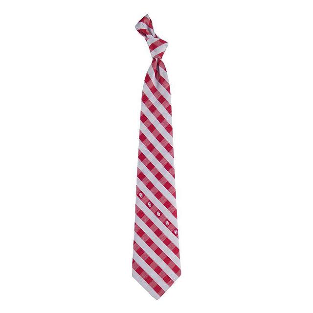 Adult NCAA Check Woven Tie Product Image