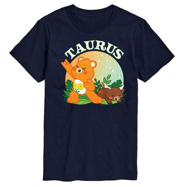 Mens Care Bears Taurus Graphic Tee Blue Product Image