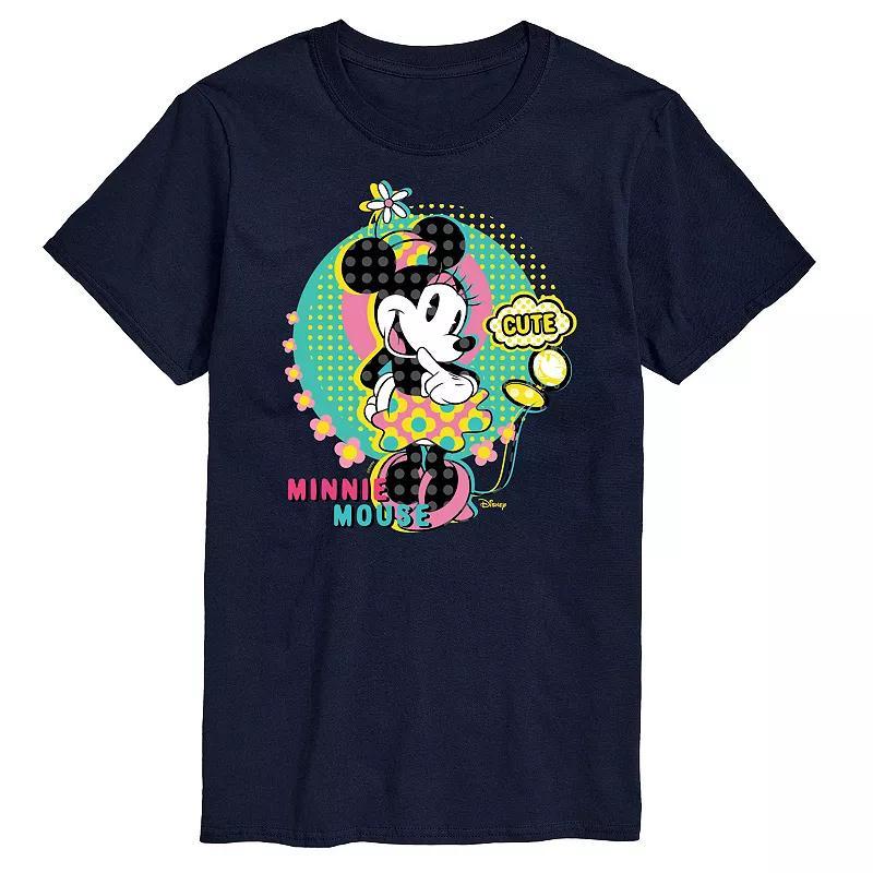 Disneys Minnie Mouse Mens Cute Graphic Tee Product Image