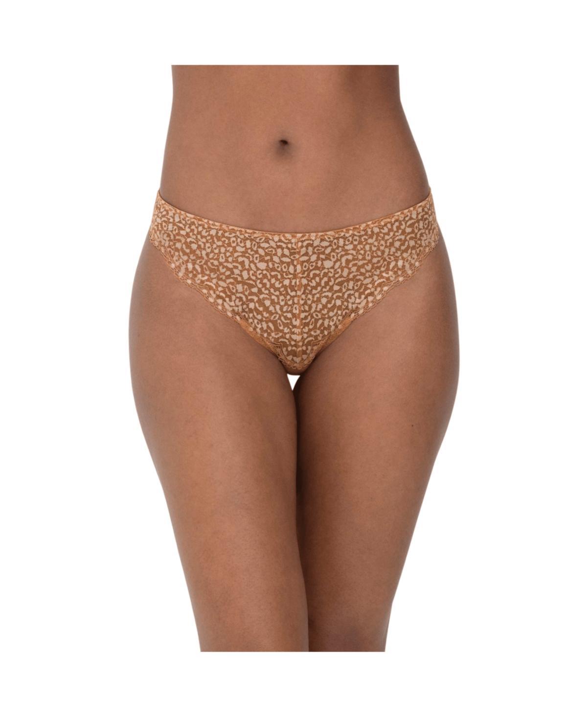 Womens Rouse Lace Front Thong - Ginger Product Image