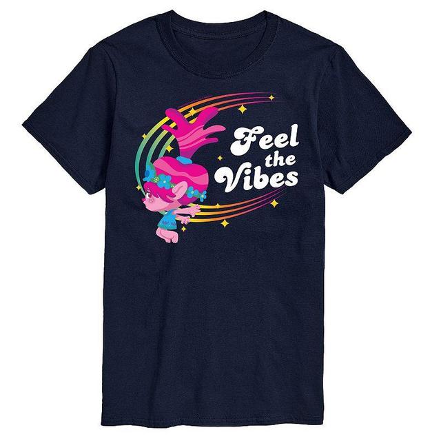 Mens Trolls Feel The Vibes Tee Blue Product Image