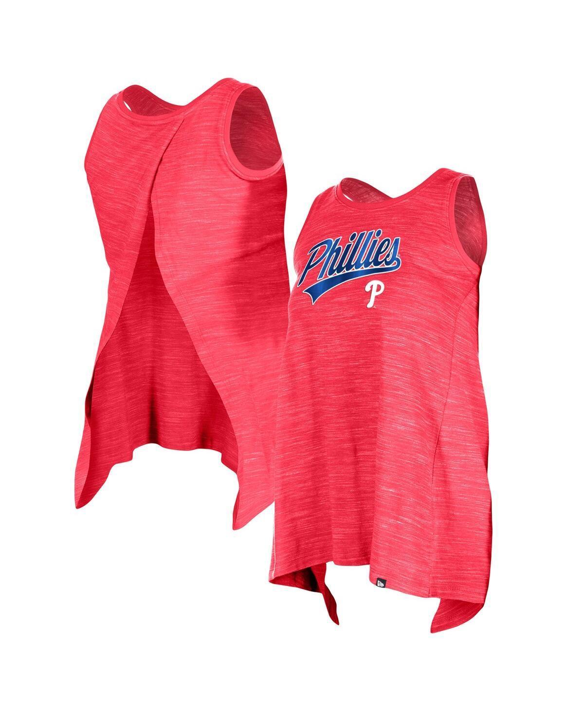 Womens New Era Philadelphia Phillies Space-Dye Active Tank Top Product Image