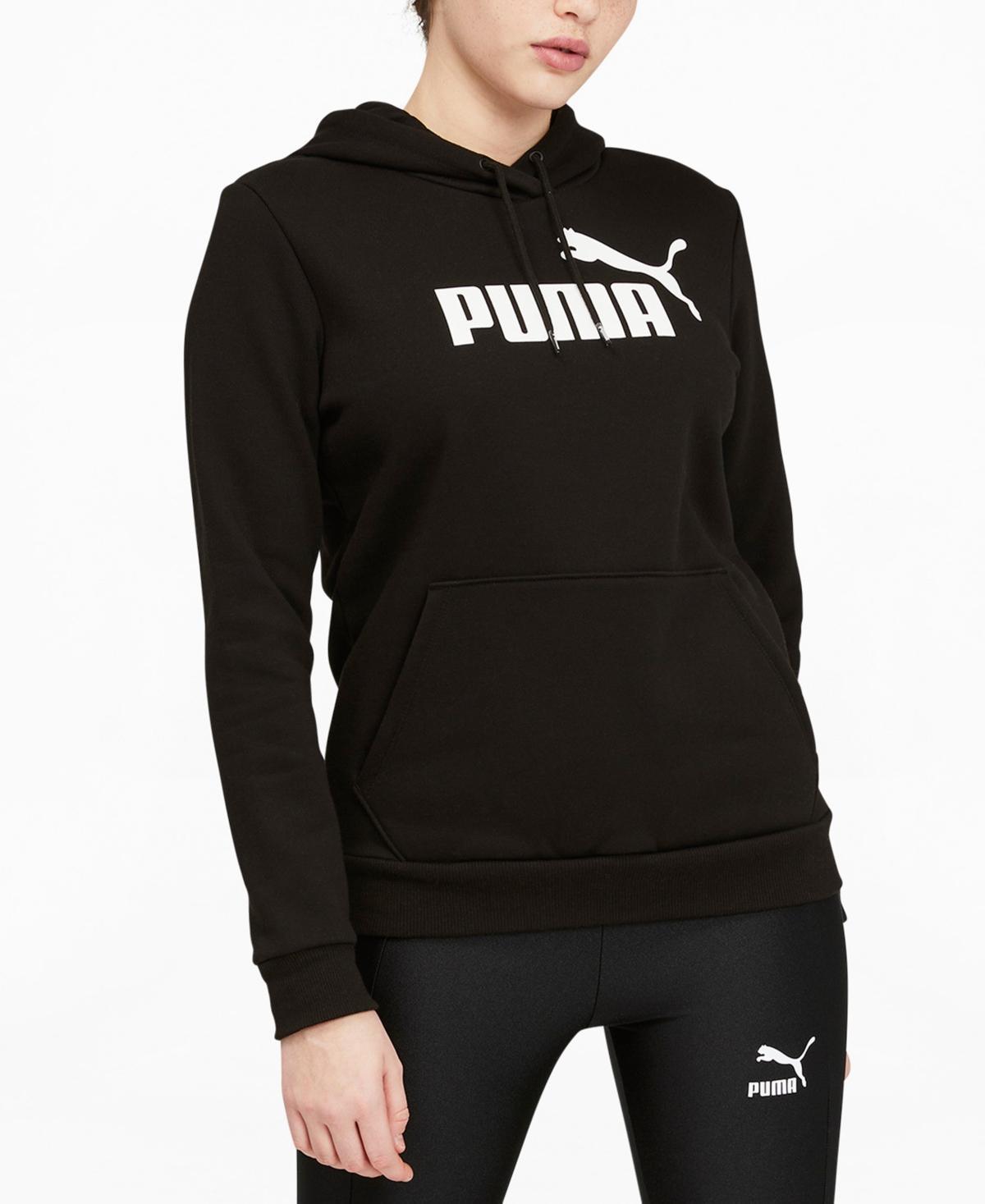 Puma Womens Essentials Logo Fleece Sweatshirt Hoodie Product Image