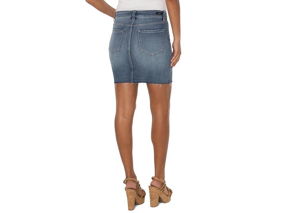 Liverpool Los Angeles Fray Edge Skirt (Grandview) Women's Skirt Product Image