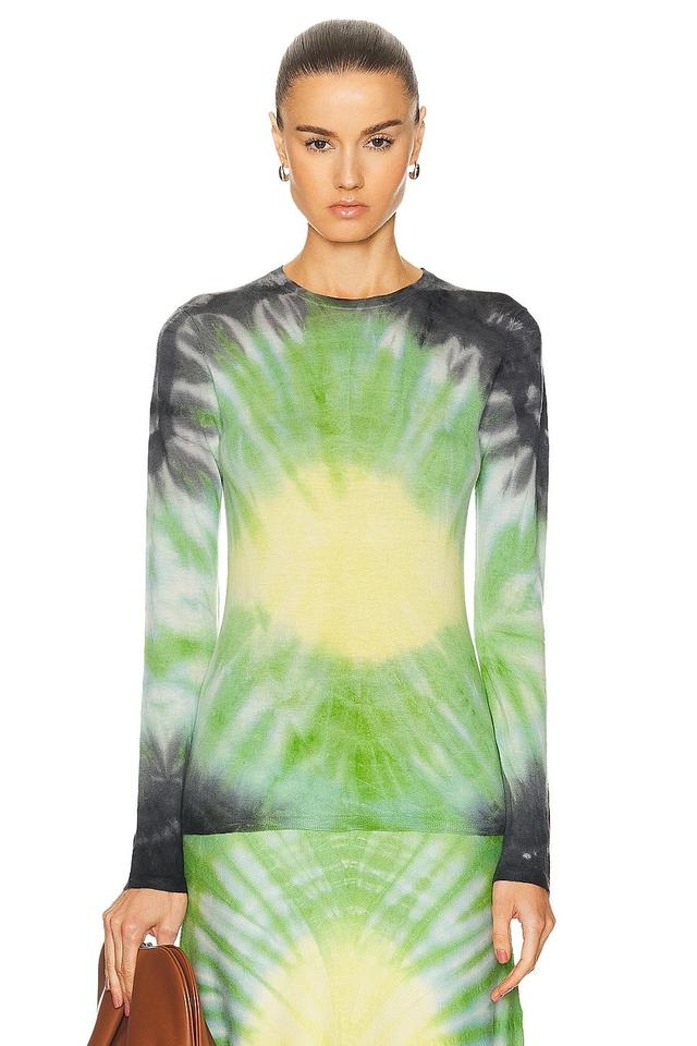 Gabriela Hearst Miller Top Green. (also in M, XS). Product Image