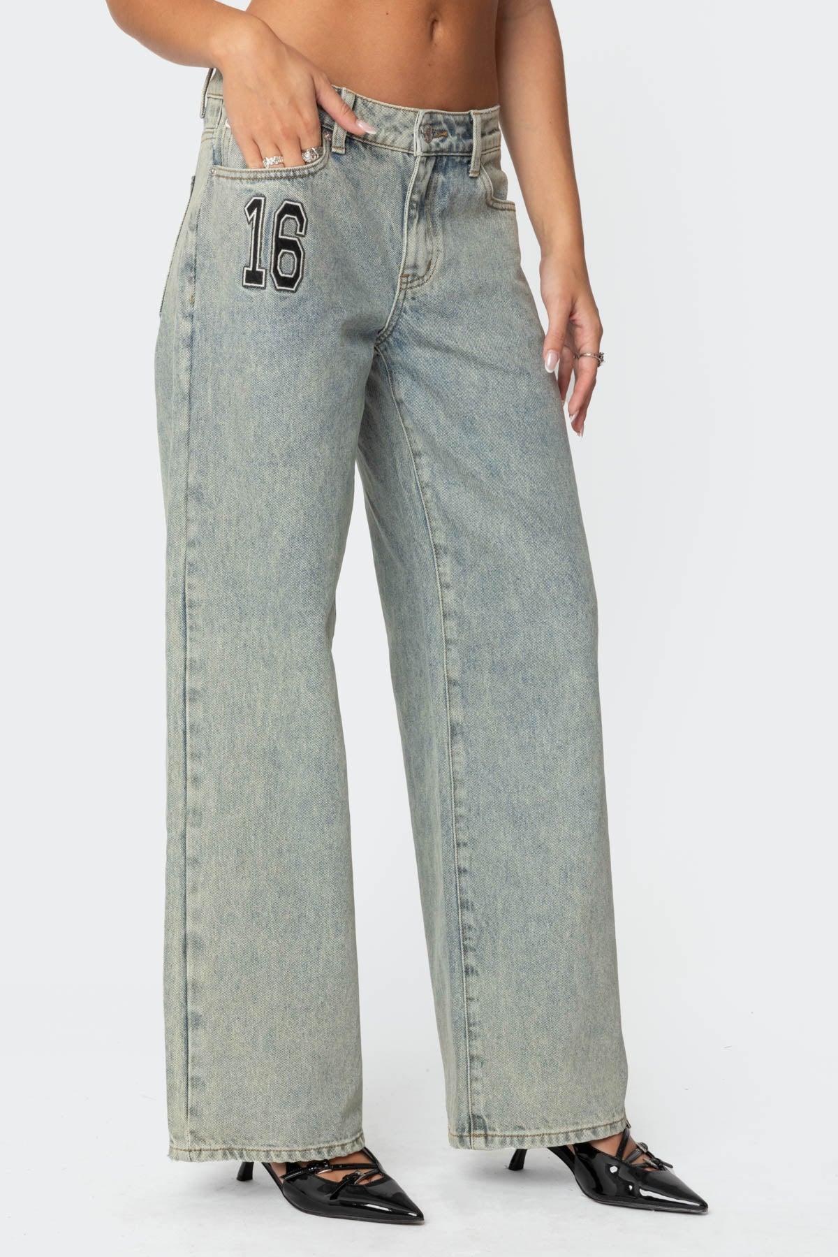 16 Vintage Acid Wash Jeans Product Image