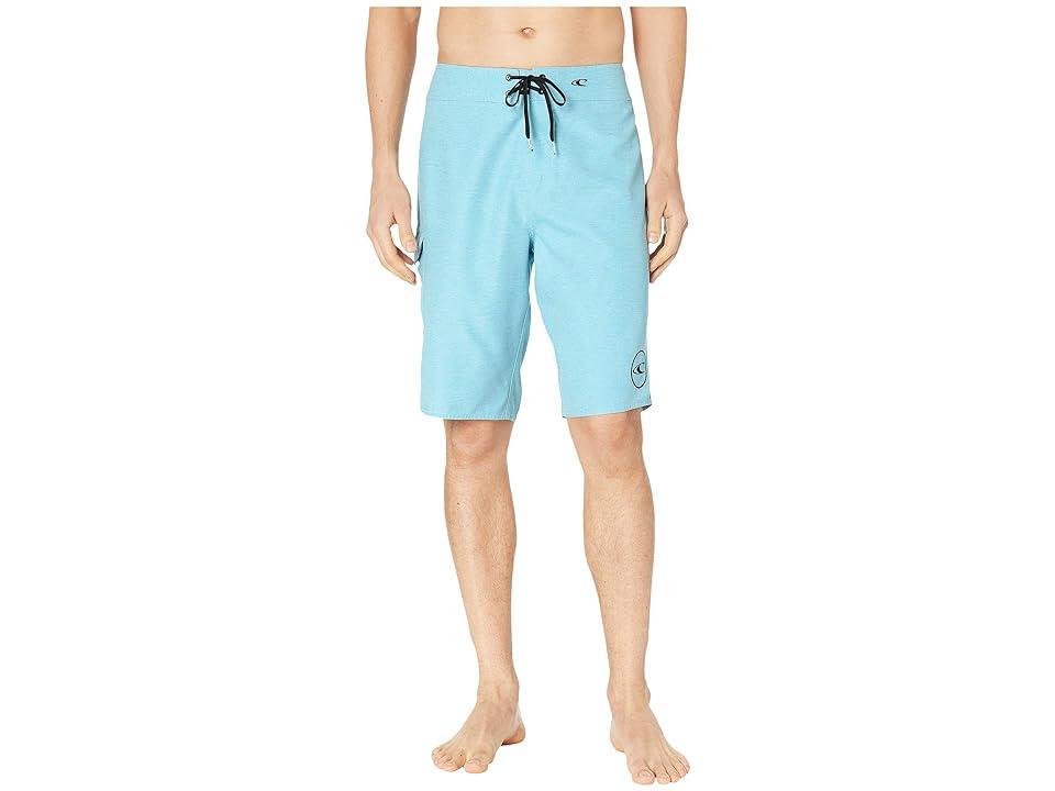 O'Neill Santa Cruz Solid 2.0 Boardshorts (Cyan 1) Men's Swimwear Product Image