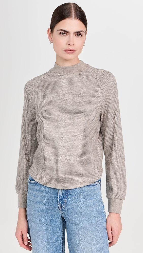 Madewell Raglan Waffle Tee | Shopbop Product Image