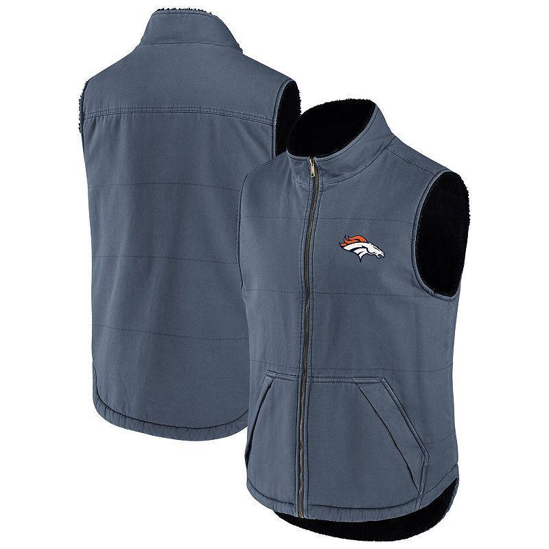 Mens NFL x Darius Rucker Collection by Fanatics College Seattle Seahawks Sherpa-Lined Full-Zip Vest Blue Product Image