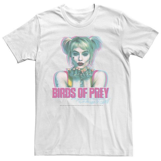 Mens Harley Quinn: Birds of Prey Kiss Portrait Tee Product Image