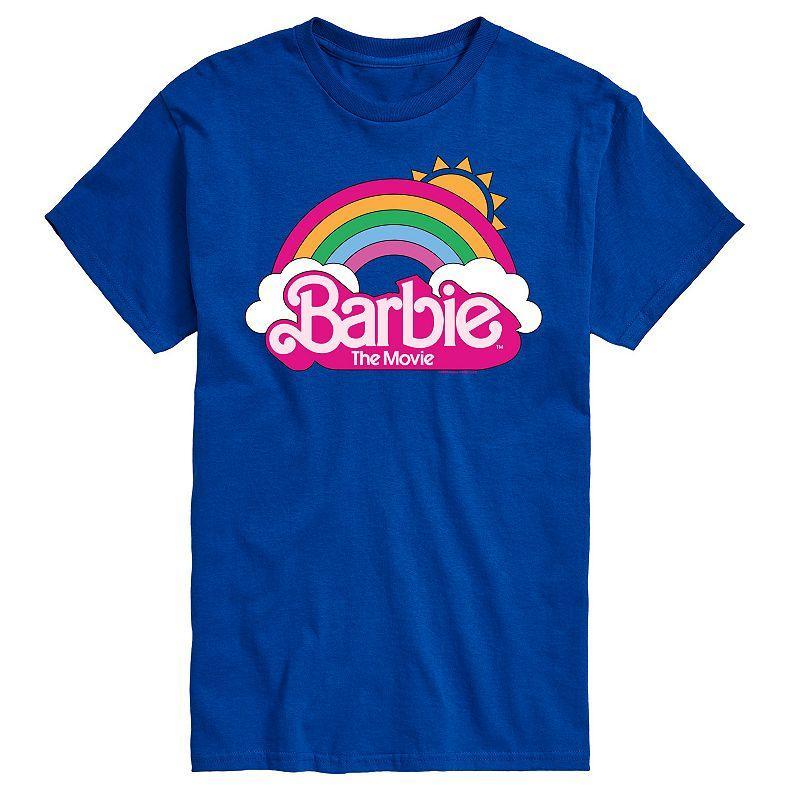 Big & Tall Barbie The Movie Theatrical Logo Graphic Tee, Mens Med Grey Product Image