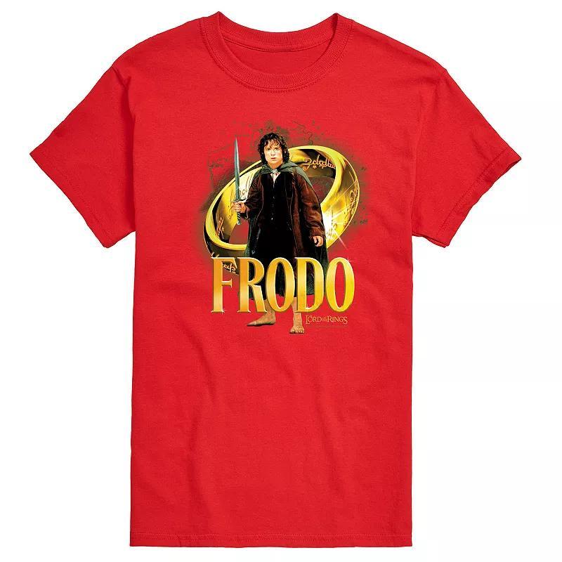 Mens The Lord Of The Rings Frodo Baggins Ring Graphic Tee Product Image