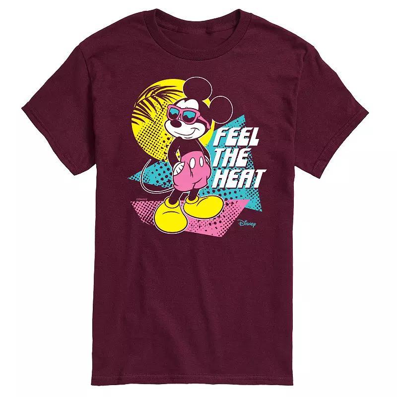 Disneys Mickey Mouse Mens Feel The Heat Graphic Tee Product Image