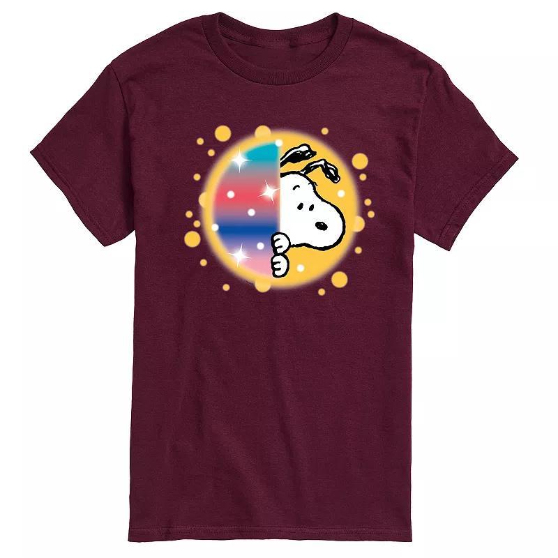 Mens Peanuts Snoopy Airbrush Peek Graphic Tee Product Image