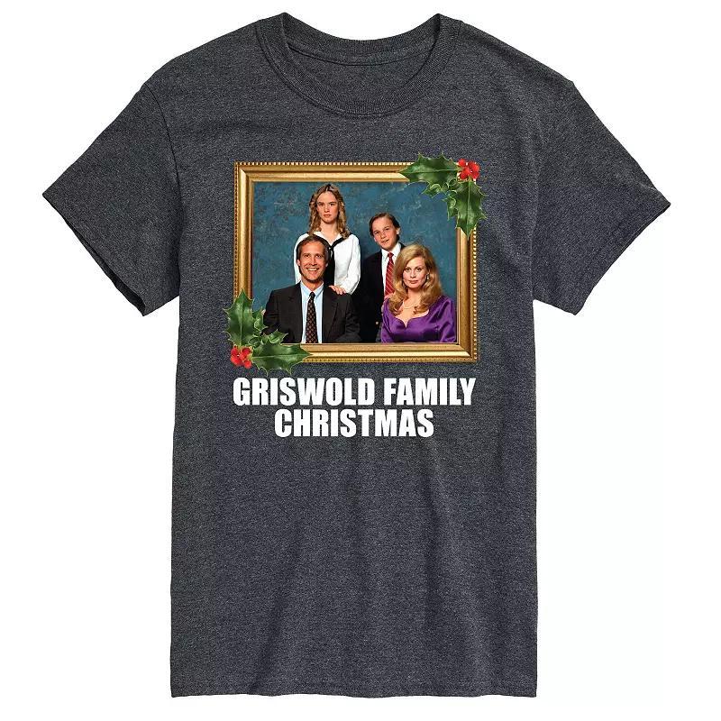 Mens National Lampoons Christmas Vacation Family Picture Graphic Tee Product Image