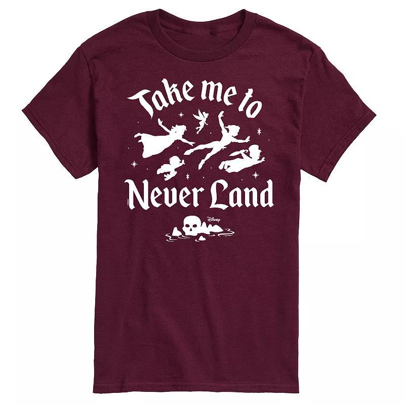 Disneys Peter Pan Mens Never Land Graphic Tee Product Image