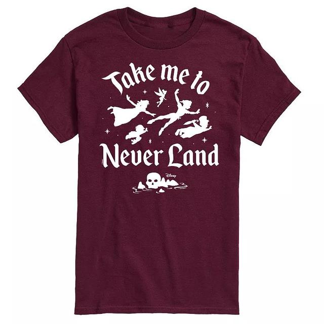 Disneys Peter Pan Mens Never Land Graphic Tee Product Image