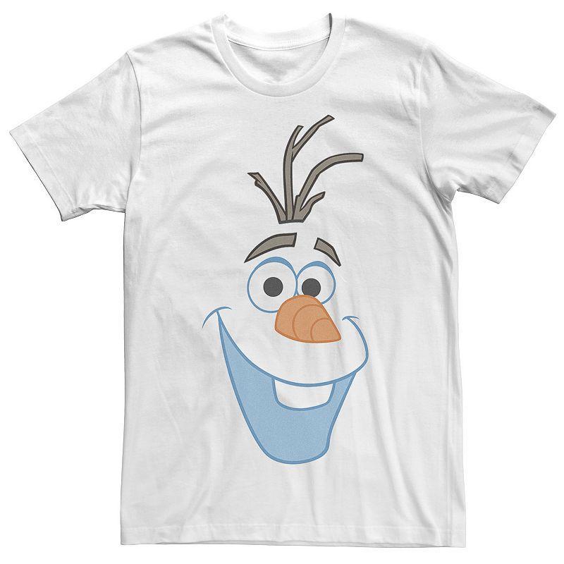 Mens Disney Frozen Olaf Big Face Cartoon Tee Product Image