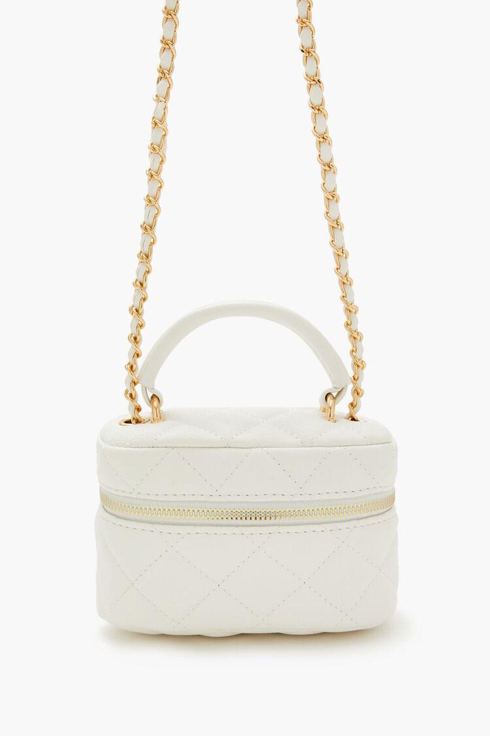 Quilted Zip-Around Crossbody Bag | Forever 21 Product Image