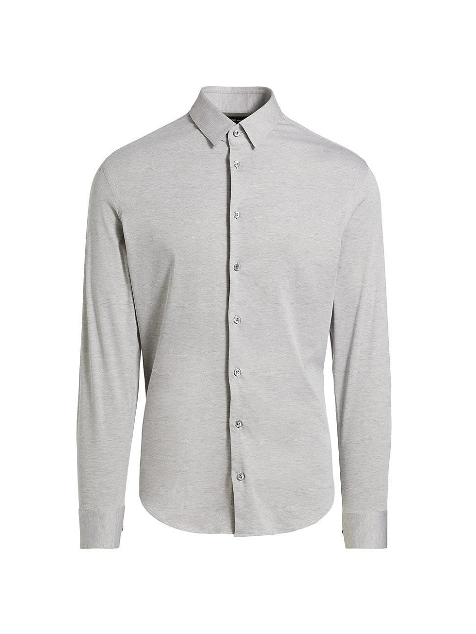 Mens Stretch Slim Button-Up Shirt Product Image