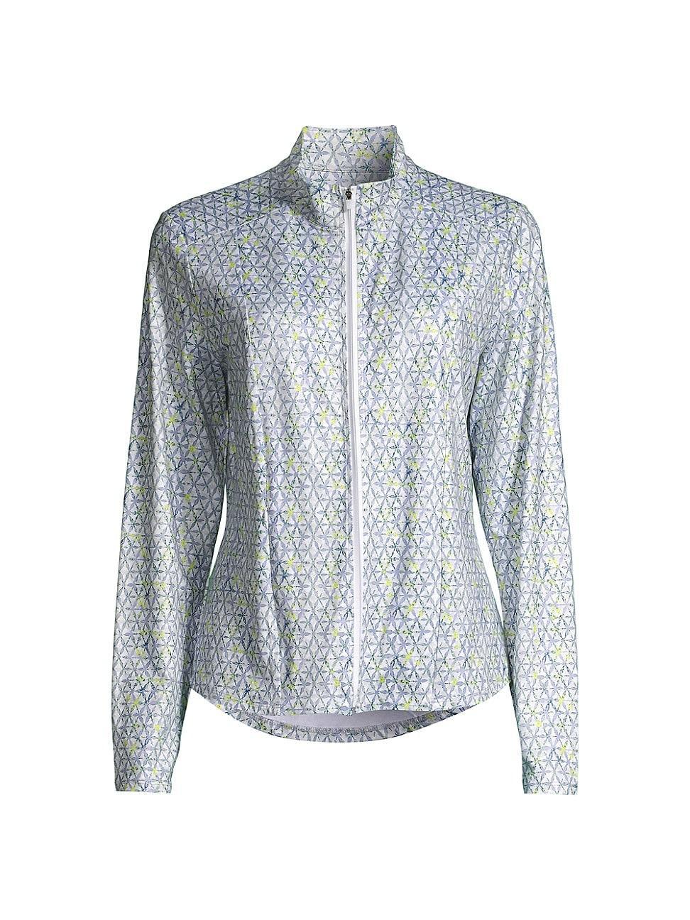 Womens Flow Fit Abstract Kaleidoscope Zip Jacket Product Image