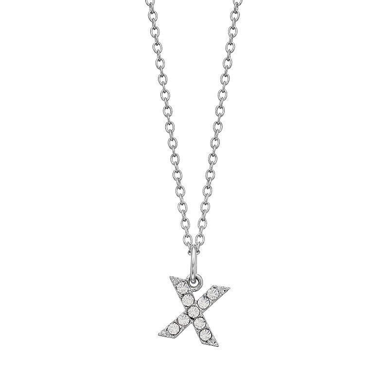 Brilliance Initial Pendant Necklace, Womens F Product Image