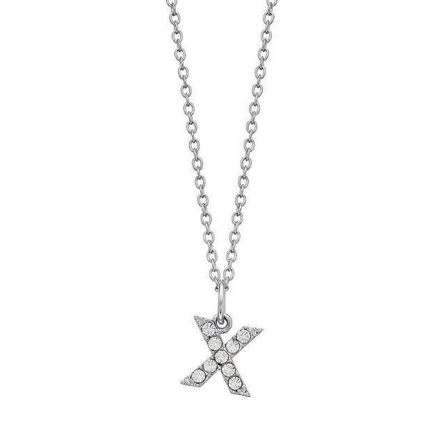 Brilliance Initial Pendant Necklace, Womens F Product Image