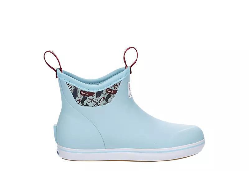 Xtratuf Women's Ankle Boot - Salmon Sisters - Blue/Mermaid Life - 5 Product Image