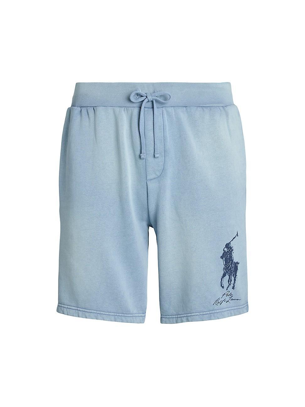 Mens Logo Cotton-Blend Fleece Shorts Product Image