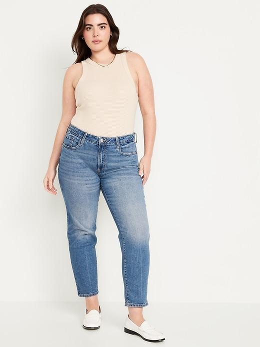 Mid-Rise OG Straight Ankle Jeans Product Image