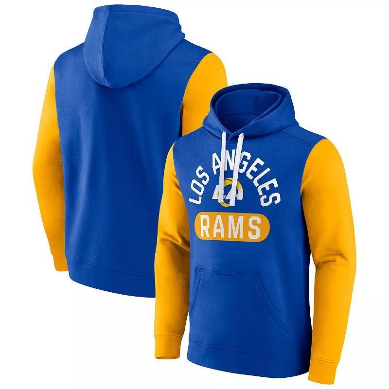 Mens Fanatics Branded Royal Los Angeles Rams Extra Point Pullover Hoodie Product Image