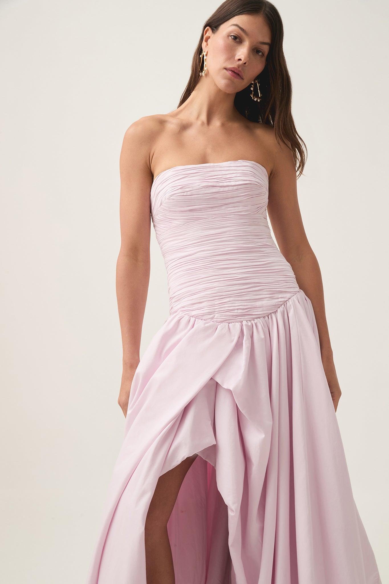 Violette Bubble Hem Maxi Dress Product Image