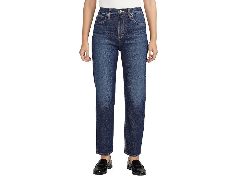 Silver Jeans Co. Highly Desirable High-Rise Slim Straight Leg Jeans L28440RCS340 (Indigo) Women's Jeans Product Image