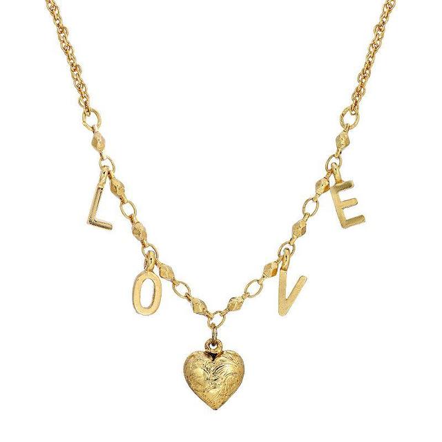 Womens Heart Love Necklace Product Image